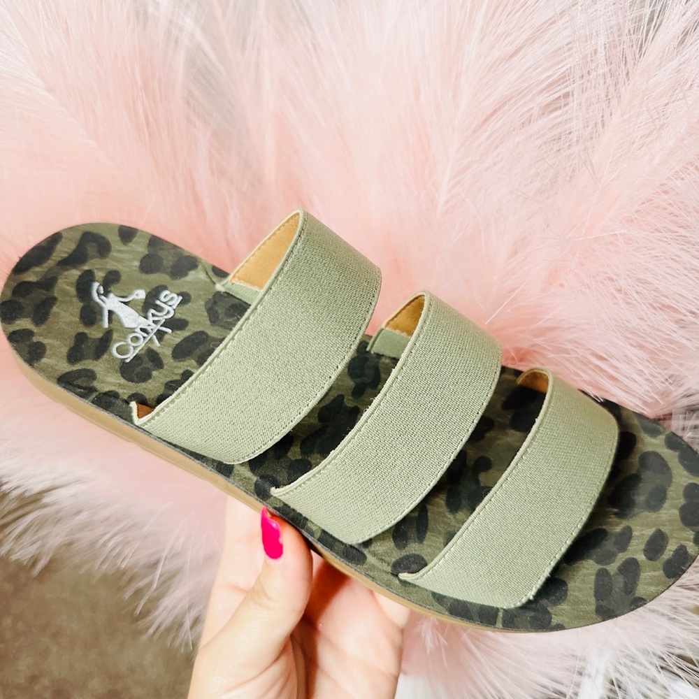 olive green sandal